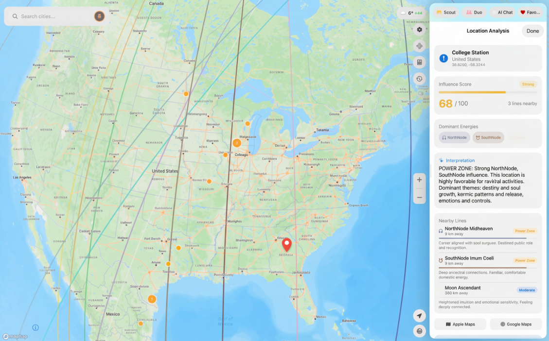 CartoStar app preview